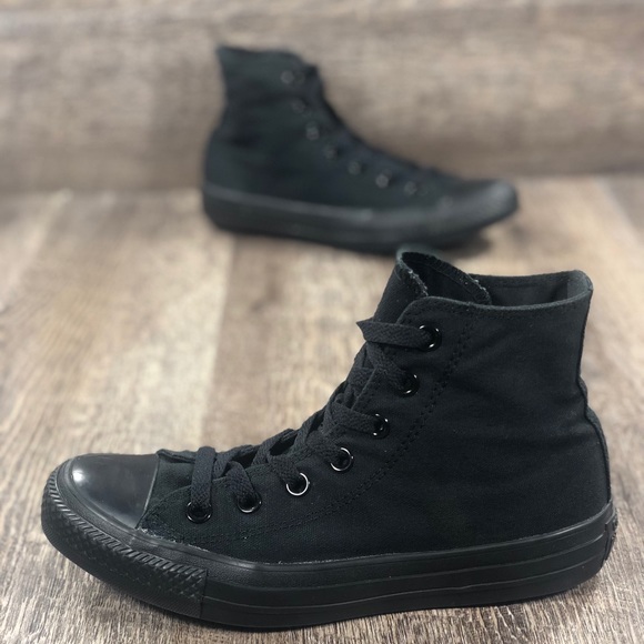 converse all star triple black